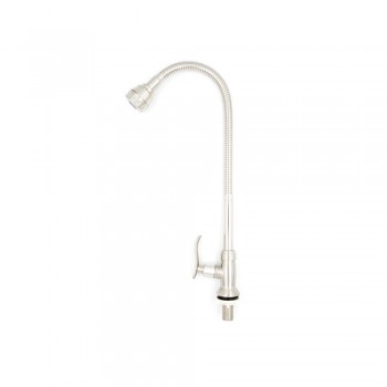 Leon Stainless Steel Neck Faucet (Pillar)