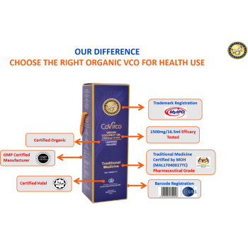 Covirco Certified Organic Virgin Coconut Oil 500ml