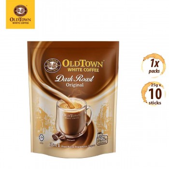 OLDTOWN White Coffee Dark Roast 3-in-1 Original Instant Premix (10s x 1 Pack)