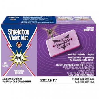 Shieldtox Violet Mat Refill 60 pieces