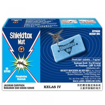 Shieldtox Blue Mat Refill 60 pieces
