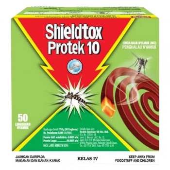 Shieldtox 10 hours Protek Mosquito Coil 50 pieces