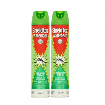 Shieldtox Waterbase Aerosol 600ml x2 (Value Pack)