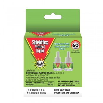 Shieldtox Protect Green LED Refill Twin Pack