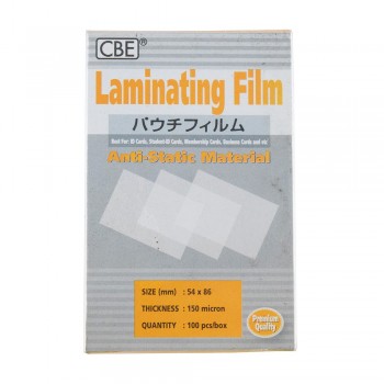 CBE 54 X 86 - 150micron Laminating Film