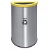 Semi Round Recycle Bins c/w Stainless Steel Body & Powder Coating Cover-RECYCLE-140/SS (Item No: G01-296)
