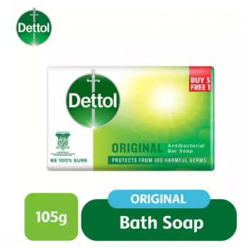 Dettol BodySoap Original 105g 3+1