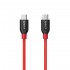 Anker A8187 PowerLine+ USB-C to USB-C 2.0 (3ft/0.9m) UN Red with Offline Packaging V3 (848061040715)