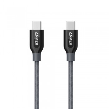 Anker PowerLine+ USB-C to USB-A 3.0 Connector Cable Gray (0.9M)