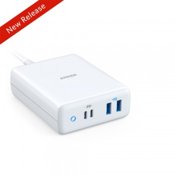 Anker PowerPort Atom PD 4 100w Dual Pd Full Speed 4 Port Charger - White