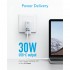Anker PowerPort II PD With USB-C PD + QC 49.5W Charger - White