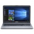 Asus Vivobook X441N-AGA279T Laptop, Silver Gradient, 14", N4200, 4G[ON BD], 500G, W10, Bag