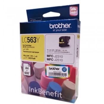 Brother LC-563 Yellow Ink Cartridge 