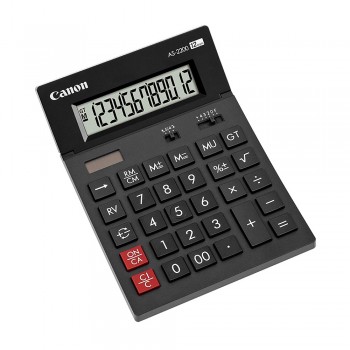 Canon AS-2200 Tilt Display ARC Design Desktop 12 Digits Calculator