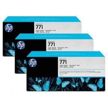 HP 771B 3-pack 775-ml Photo Black Designjet Ink Cartridges (B6Y29A)