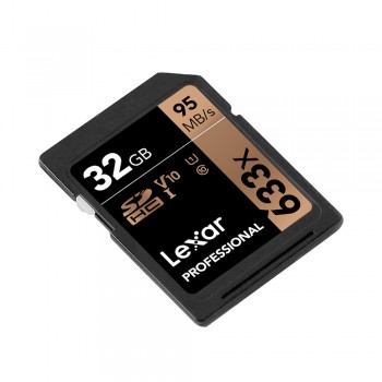 Lexar Professional 633X SDHC 32GB U1 V10 (up to 95MB/s read)