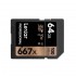 Lexar Professional 667X SDXC 64GB U3 V30 (up to 100MB/s read, Write 90MB/s)