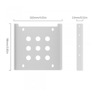 Orico AC325-1S 3.5" Slot Aluminium Bracket for 2.5" HDD/SSD