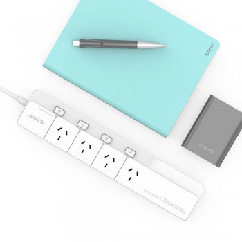 Orico Power Surge Protector 4 UK Socket with 5 USB Charging Port