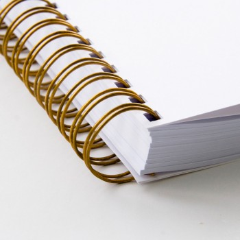 M-Bind Double Wire Bind 3:1 A4 - 9/16"(14.3mm) X 34 Loops, 100pcs/box, Gold