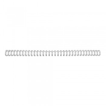 M-Bind Double Wire Bind 2:1 A4 - 1-1/2"(38mm) X 23 Loops, 30pcs/box, Silver