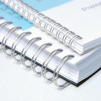 M-Bind Double Wire Bind 2:1 A4 - 1"(25.4mm) X 23 Loops, 50pcs/box, Silver