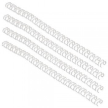 Double Wire Bind 3:1 A4 - 5/8"(16mm) X 34 Loops, 50 pcs/box, White