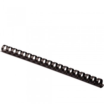 M-Bind Plastic Binding Comb - 6mm x 21 Ring, 100pcs/box, Black