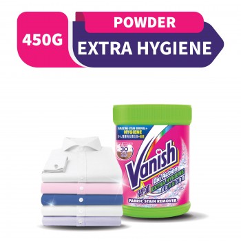 Vanish Fabric Extra Hygiene Stain Remover Powder 450g