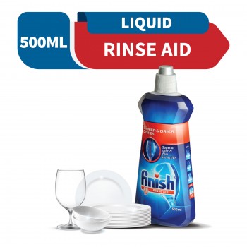 Finish Rinse Aid Shine & Dry Dishwasher Cleaning 500ml