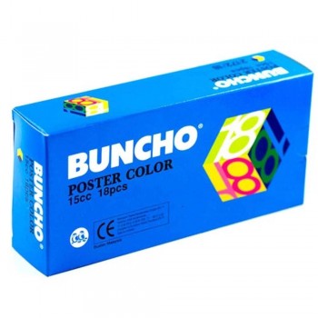BUNCHO Poster Color - 15cc, 18 colors