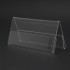 Acrylic A120 Card Stand - 120mm (W) x 55mm (H)