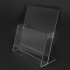 Acrylic A4 Brochure Holder Stand 1 Layer - 210mm (W) x 297mm (H)