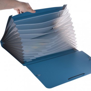 8702 Expanding File Green