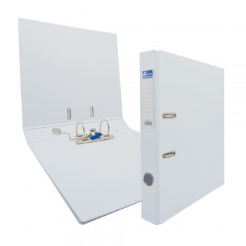 EMI PVC 50mm Lever Arch File A4 - White