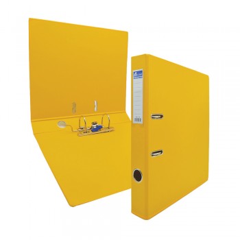 EMI PVC 50mm Lever Arch File A4 - Yellow