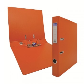 EMI PVC 50mm Lever Arch File F4 - Orange