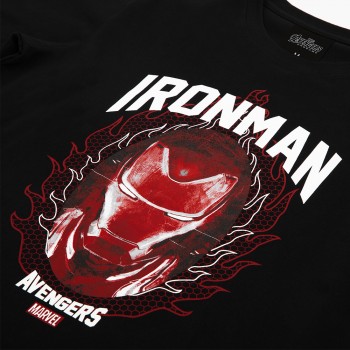 Avengers: Endgame Series Iron Flame Tee (Black, Size S)