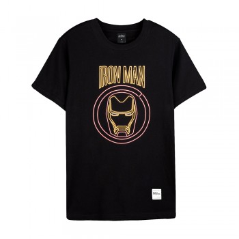 Avengers: Endgame Series Iron Man Tee (Black, Size L)