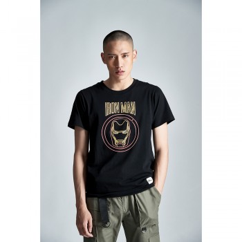 Avengers: Endgame Series Iron Man Tee (Black, Size XL)