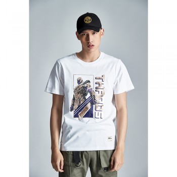 Avengers: Endgame Series Thanos Tee (White, Size L)