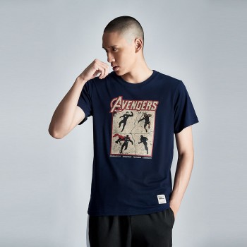 Avengers Series : Avenger Tee Group - Navy Blue, M
