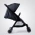 Naya Magiz Baby Stroller (Black) - One Click Magic Fold, Lightweight 5.9kg, Flat Recline, Mesh Window, Travel Cabin Size Stroller